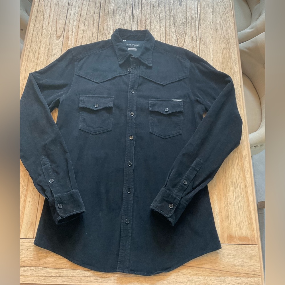 Dolce & Gabbana Corduroy Shirt